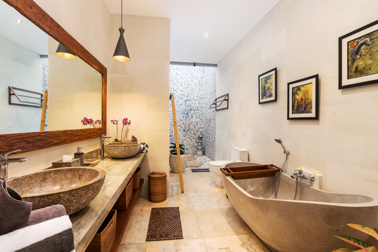 Bathroom 5, Villa Liang Ubud by Villa Finder, Gianyar
