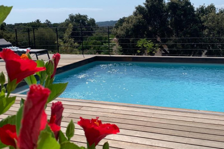 Entrance 4, Villa L'Arbousier 4 pers piscine chauffee 2 min plage en voiture, Corse-du-Sud
