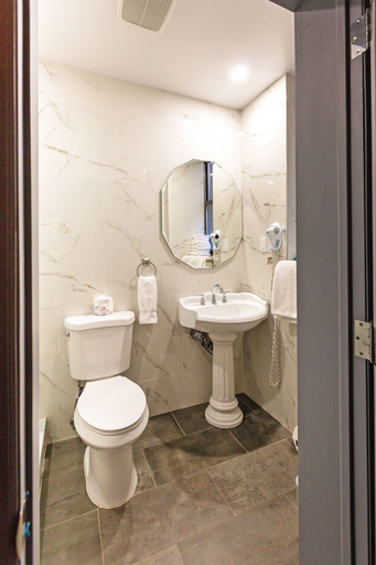 Bathroom 4, Hotel St. James, New York