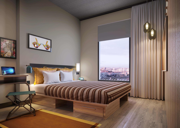 Bedroom 3, Moxy Madison Downtown, Dane