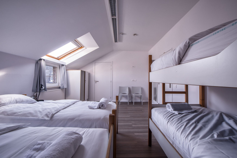 Bedroom 3, Auberge des 3 Fontaines - Hostel, Bruxelles