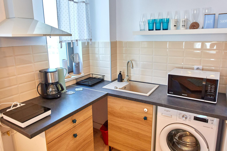 Kitchen 3, Apartament Nordic 81 Onix Blue, Navodari