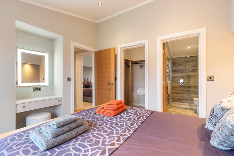 Bedroom 3, Sandpiper - Luxury Lodge Close to Beach Pet Friendly, Pembrokeshire