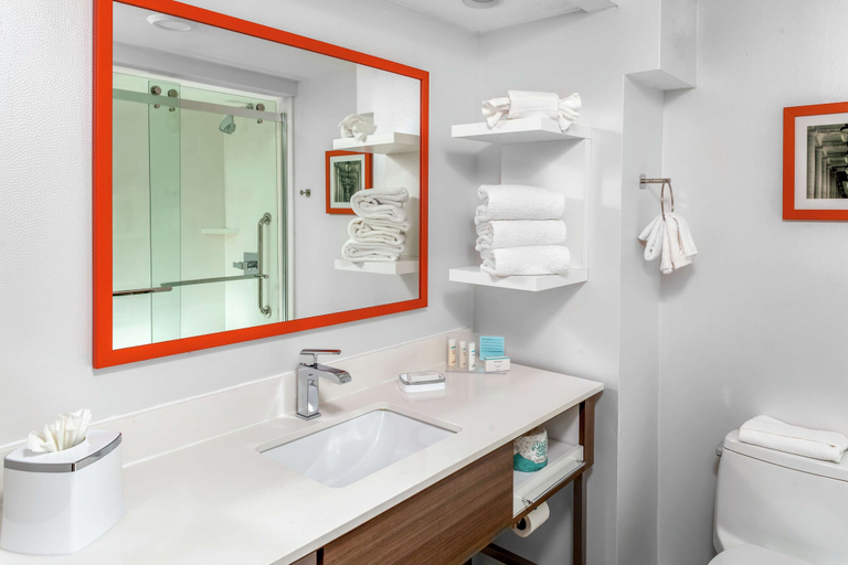 Bathroom 4, Hampton Inn Miami Dadeland, Miami-Dade
