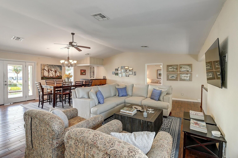 Living room 2, Royal Estes 5 Bedroom Home by RedAwning, Aransas