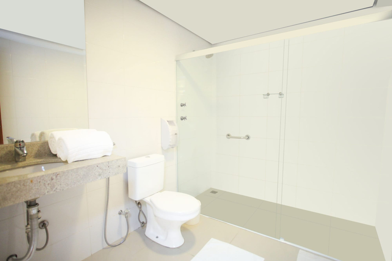 Bathroom 4, Ipê Center Hotel, São José do Rio Preto