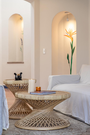 Bedroom 3, Rooftop Terrace Views! Stylish 4BR Hacienda, Allende