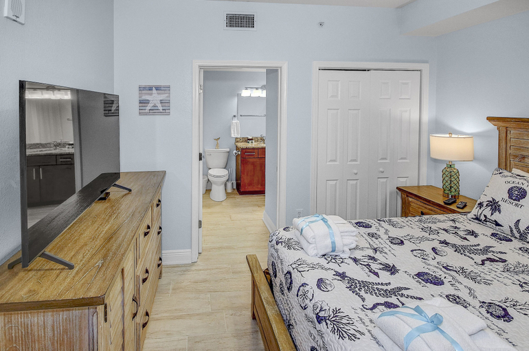 Bedroom 3, 1bd/2ba Unit w/ a Bunk Alcove and Amazing Views Right on the Gulf!, Bay