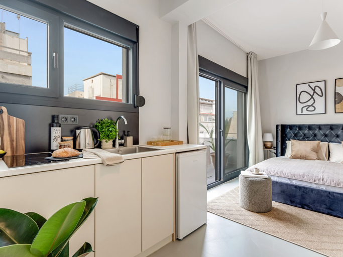 Bedroom 3, Sanders Port - Bold Studio With Roof-top Terrace, Attica