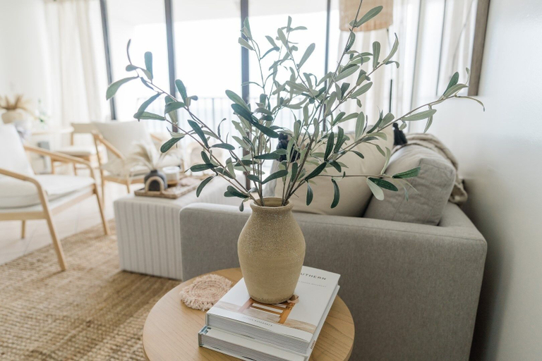 Living area 3, 0912 White Linen Room by Atlantic Towers, New Hanover