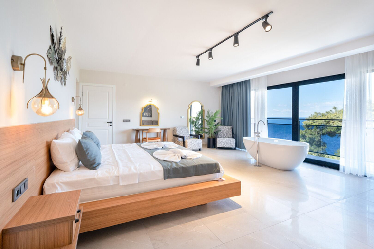 Bedroom 2, Villa Larissa With Sea View, Fethiye