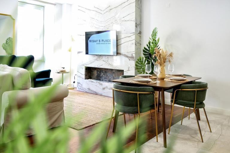 Room 4, Green Faro Modern Duplex With A Bliss Terrace, Faro
