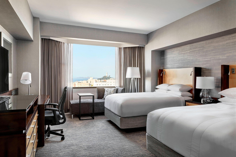 Bedroom 2, San Francisco Marriott Union Square, San Francisco