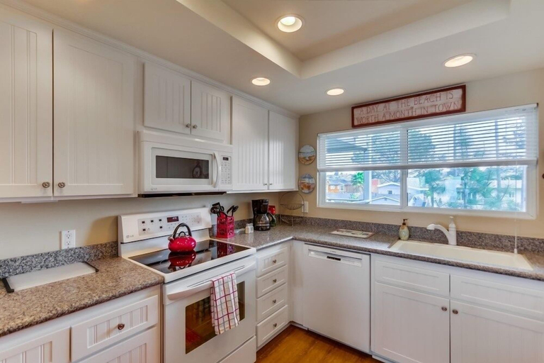 Private kitchen 2, Work-Friendly Oceanfront Condo with Pool and Spa Access SURF25 by RedAwning, San Diego
