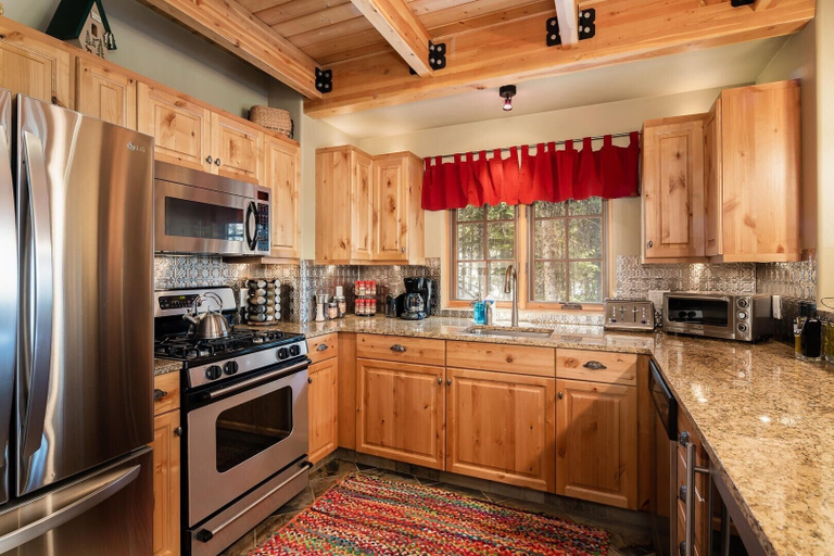 Private kitchen, 6 Mountain Home Road 4 Bedroom Home by Moonlight Basin Lodging, Madison