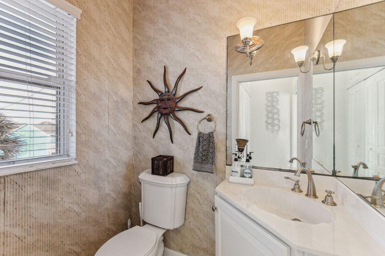 Bathroom 4, Breathtaking Beach Front House 3 Bedroom Home by RedAwning, Saint Johns