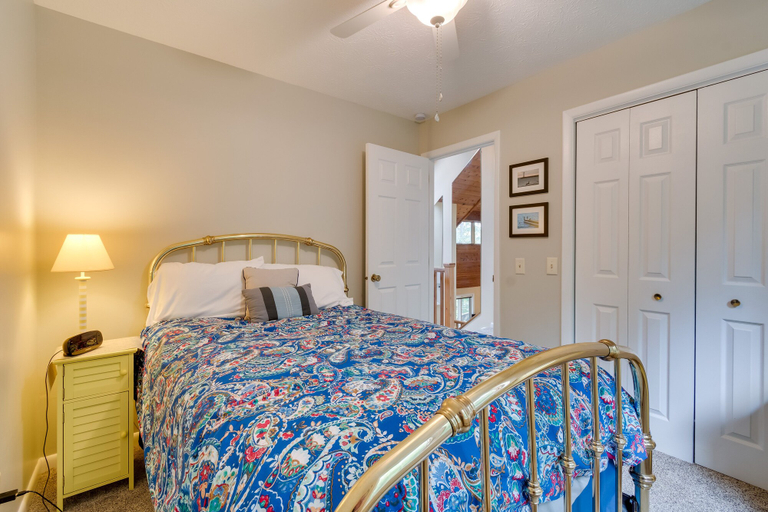 Bedroom 3, Bayfront Home w/ Dock & Deck in Wolcott!, Wayne