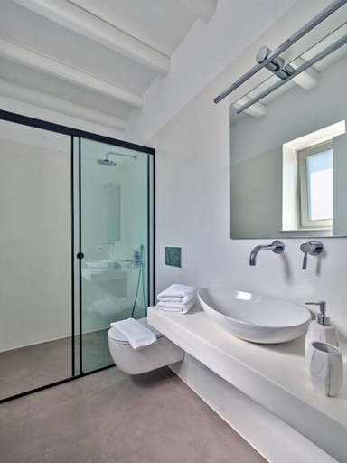 Bathroom 4, La Vitalite Luxury Villa in Paros, South Aegean