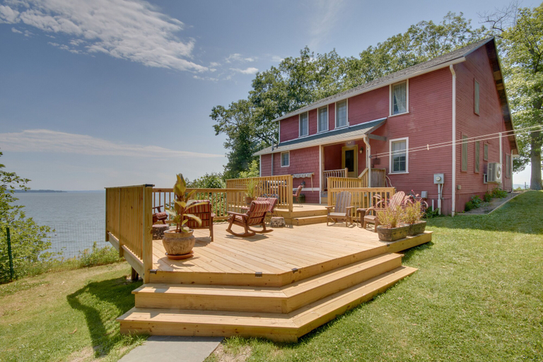 Exterior & Views 1, Rustic Lake House on Lake Champlain's Barney Point, Chittenden