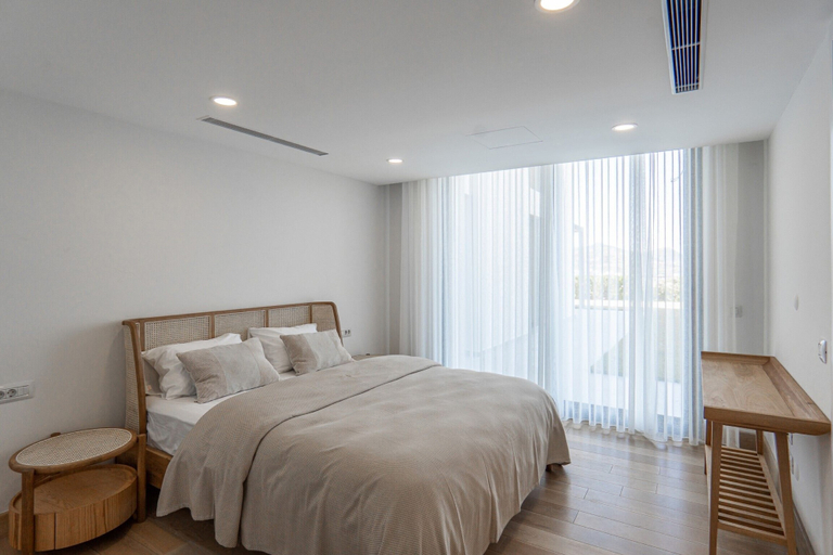 Bedroom 2, Tranquil Yalıkavak Retreat: Private Pool, Sea Views & Family Paradise, Bodrum