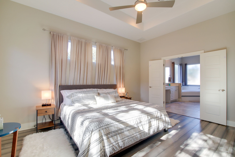 Bedroom 2, Modern Lago Vista Home w/ Pool & Lake Access!, Travis