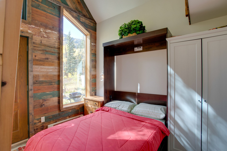 Bedroom 2, Colorful Cabin w/ Teepee, Fire Pits & Mtn Views!, Gunnison