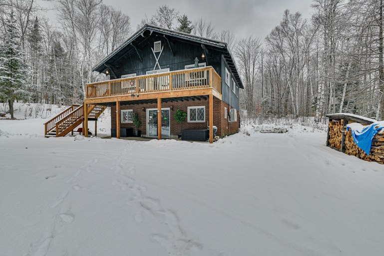 Exterior & Views 2, North Creek Chalet w/ Fire Pit Near Gore Mountain!, Warren
