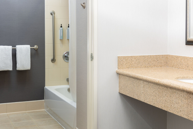 Bathroom 4, Courtyard by Marriott Ontario Rancho Cucamonga, San Bernardino