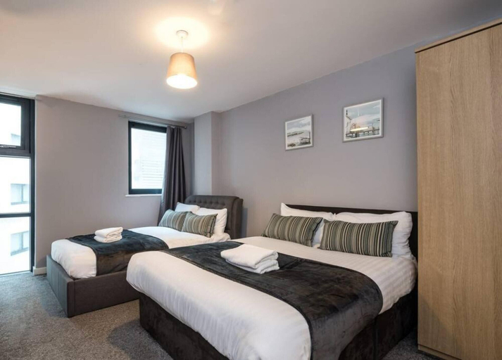 Bedroom 3, Host Stay The Baltic Base Apt, Sefton