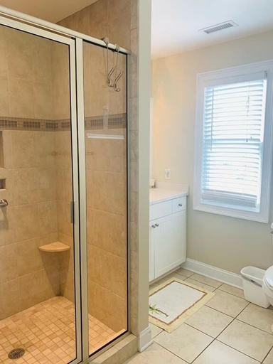 Bathroom 2, Shore Beats Workin' 5 Bedroom Home by RedAwning, Brunswick