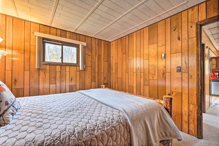Bedroom 3, North Creek Chalet w/ Fire Pit Near Gore Mountain!, Warren