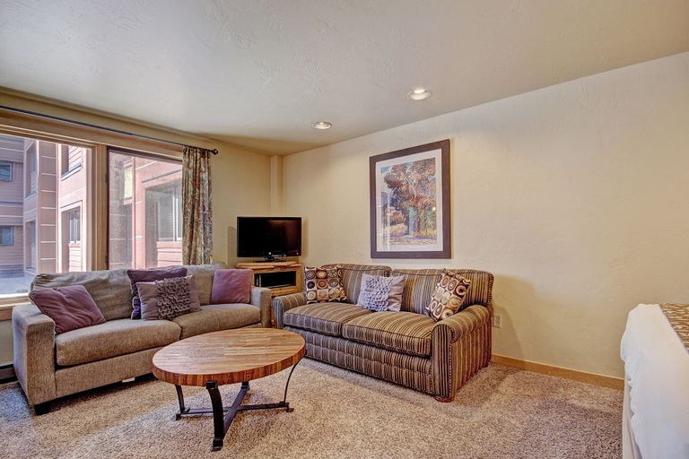 Living area 3, Stay Slopeside At Peak 9, Cozy Studio Steps To Apres& Dining Studio Bedroom Condo by RedAwning, Summit