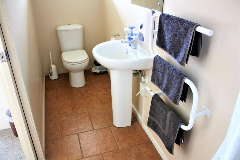 Bathroom, Owen River Tavern & Motels, Tasman