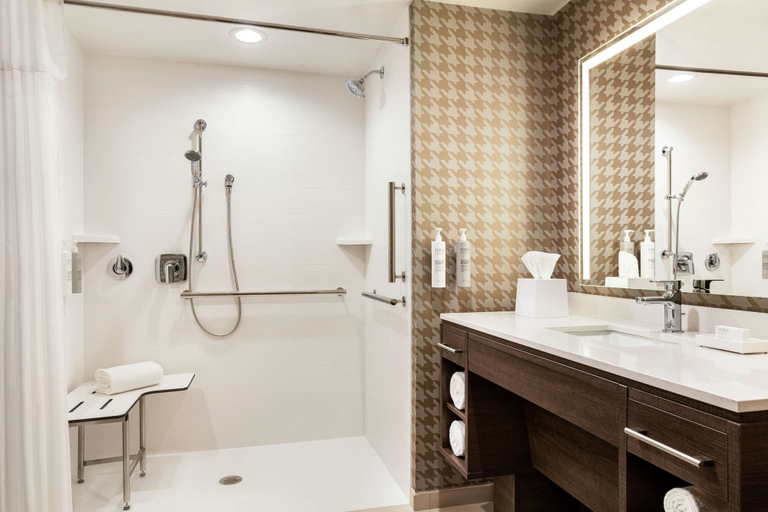 Bathroom 4, Home2 Suites By Hilton Milwaukee West, Milwaukee