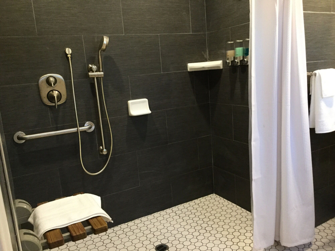 Bathroom 3, New Haven Inn, Santa Barbara