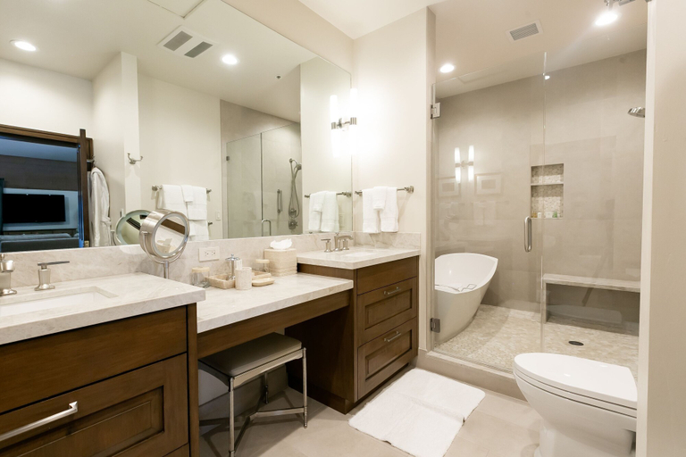Bathroom, Sterling Studio Hotel Room by RedAwning, Summit