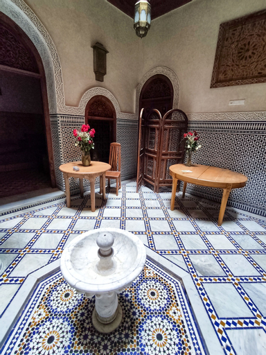 Public Area, Riad Le Petit Ksar, Meknès