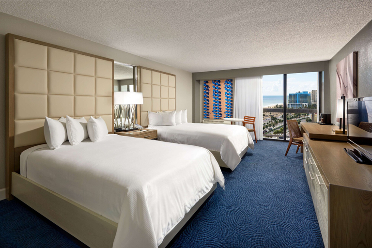 Bedroom 4, Bahia Mar Ft. Lauderdale Beach- a DoubleTree by Hilton Hotel, Broward