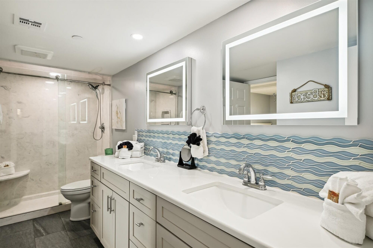 Bathroom 4, Surf Dweller 610 is a Stunning Gulf Front 2 BR - sleep 6 by RedAwning, Okaloosa