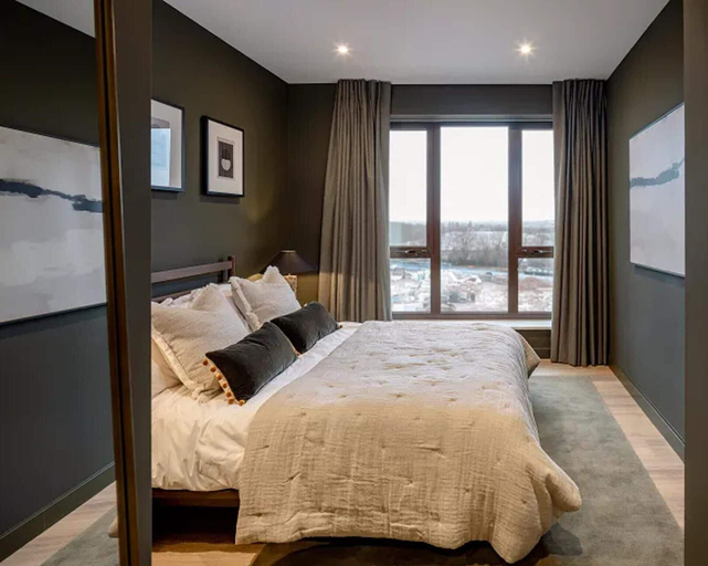 Bedroom, Luxurious 2bed Apartment in Greenford Quays, London