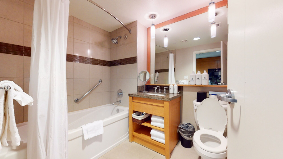 Bathroom, Village Monache #309 Condo by RedAwning, Mono