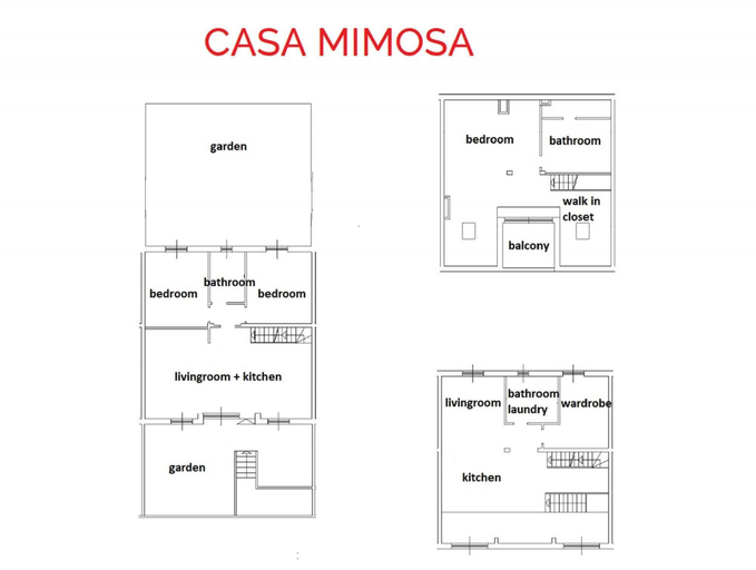 Room 4, Casa Mimosa in Lierna, Lecco