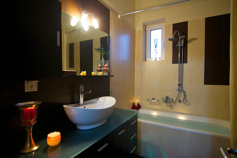 Bathroom, Villa Despina 2 Plakias Private Villa Great Sunset, Crete
