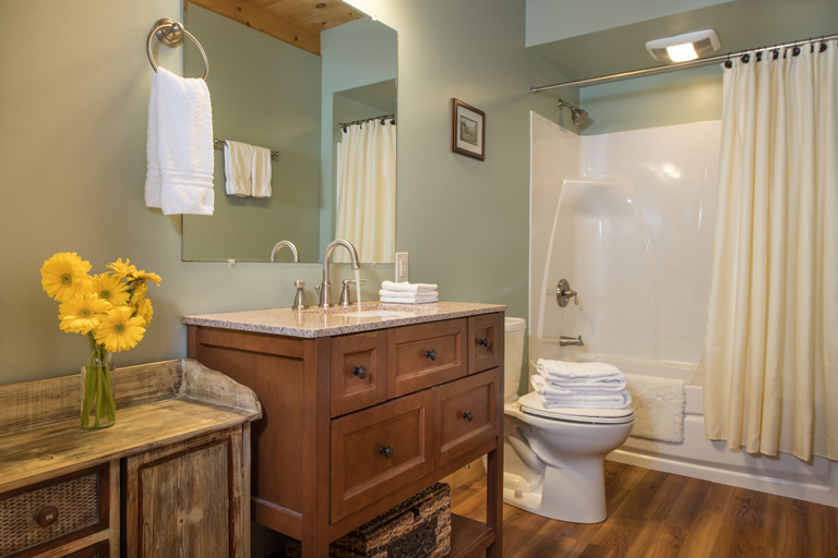 Bathroom 3, Robert Frost Mountain Cabins, Addison