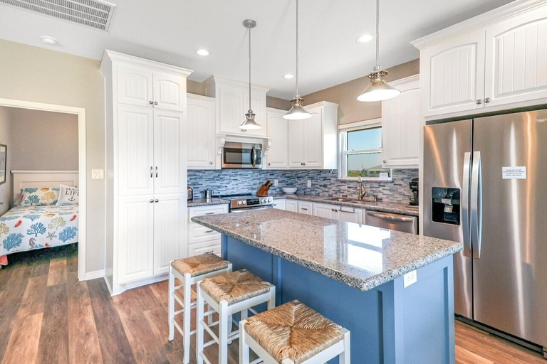 Private kitchen 4, Tideâs Up 3 Bedroom Home by RedAwning, Galveston