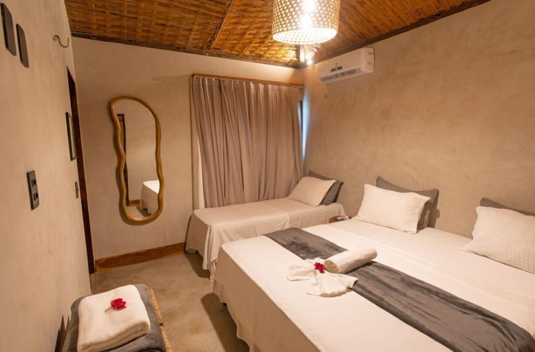 Bedroom 3, Pousada Rota dos Ventos, Cajueiro da Praia