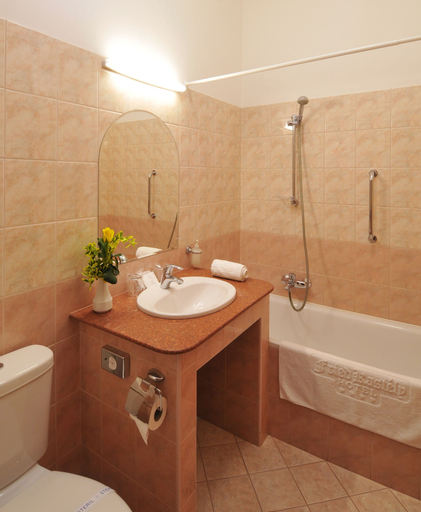 Bathroom 4, Fried Castle Hotel and Restaurant, Tamás
