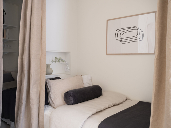 Bedroom 3, Waterfront Cabins Studio Apartments, Göteborg