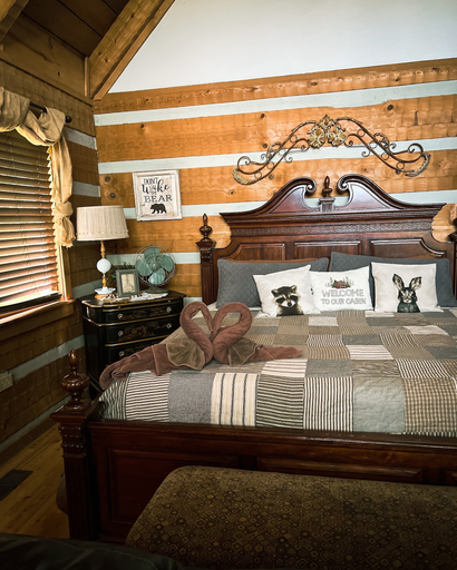 Bedroom, Blessed Nest 1 Bedroom Cabin by RedAwning, Blount