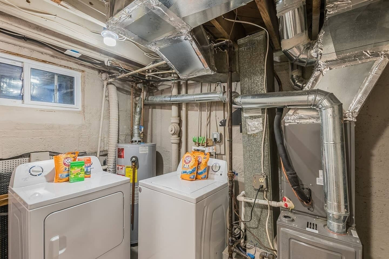 Laundry, Beautiful 3br/2ba House with cozy backyard by CozySuites, Alexandria